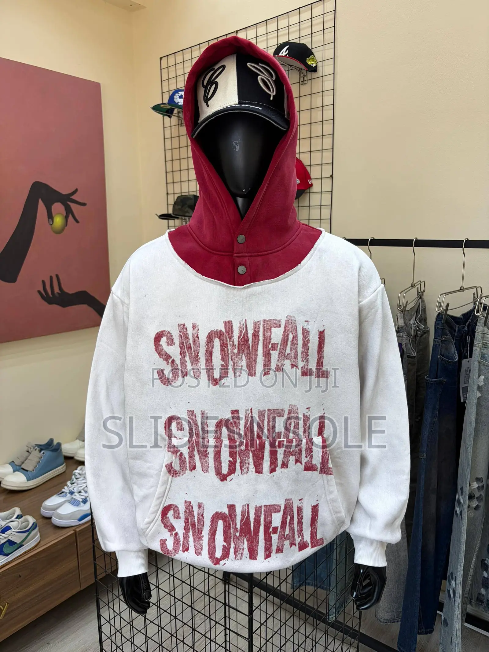 Snowfall Distressed Hood