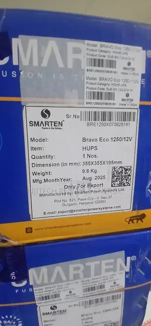 1.250kva Smarten Inverter System