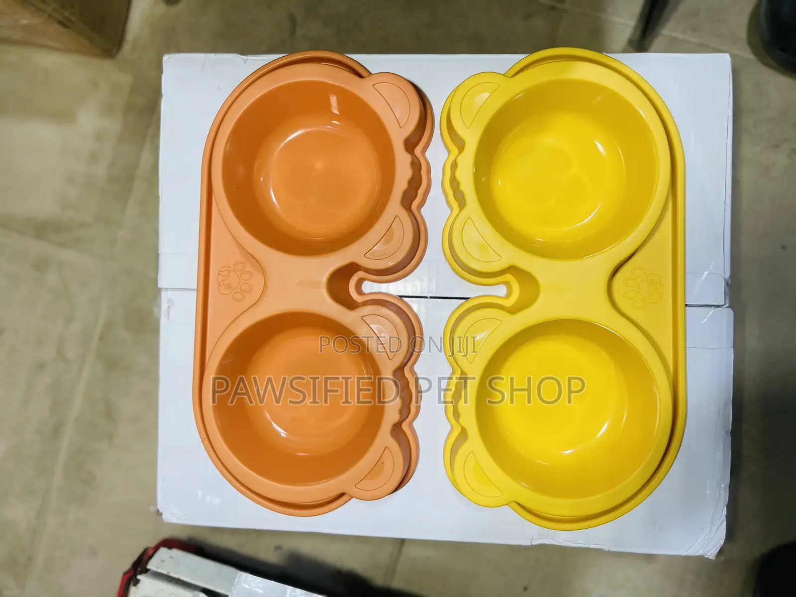 Double Plastic Bowl