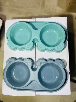 Double Plastic Bowl