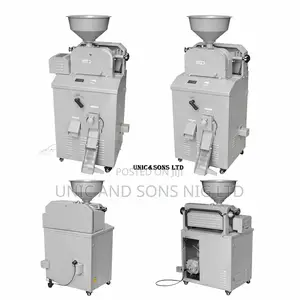 Combined Husker And Whitener Rice Mill