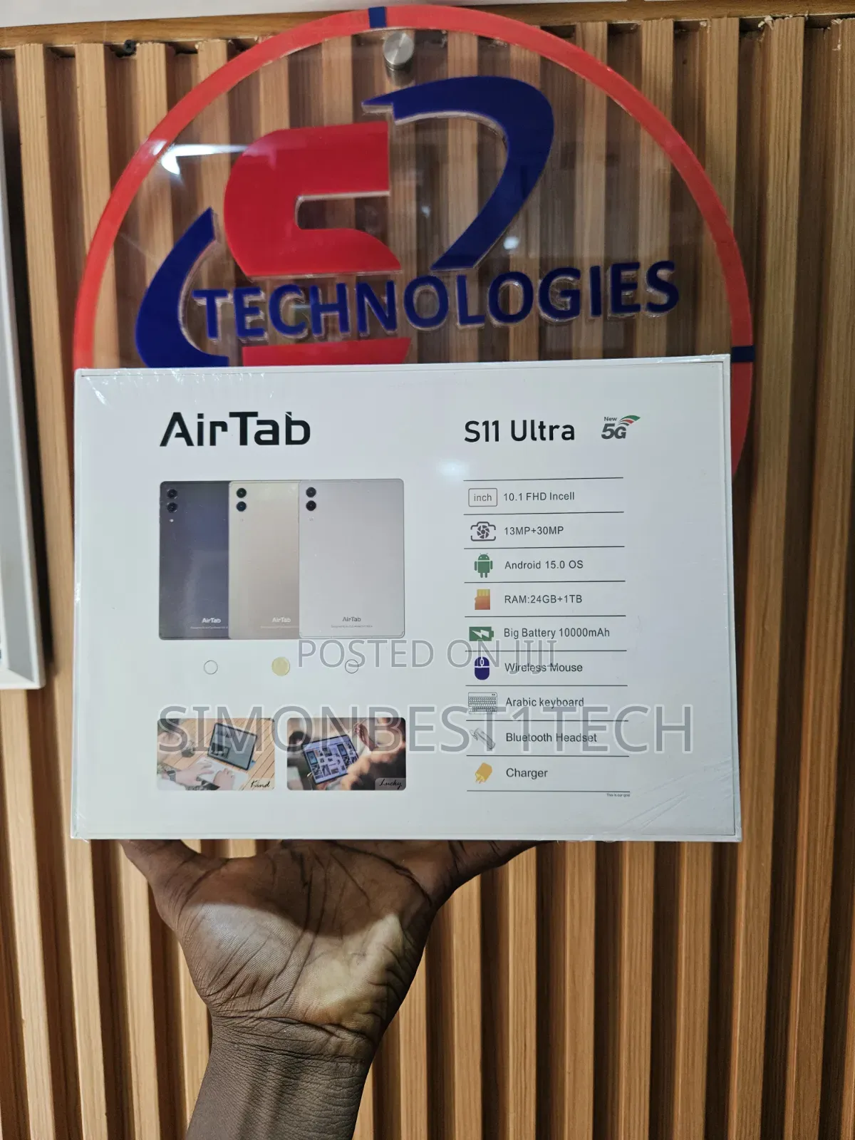 New AirTab S11 Uttra 1 TB Silver
