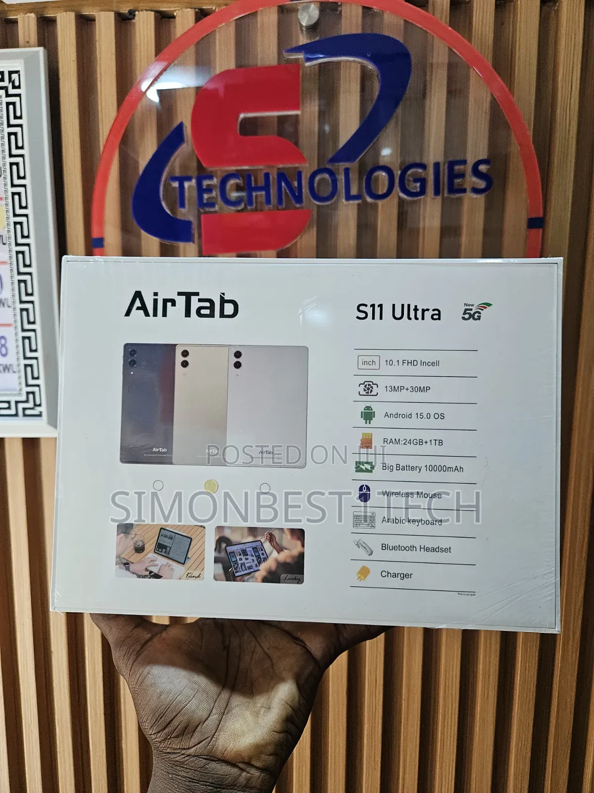 New AirTab S11 Uttra 1 TB Silver