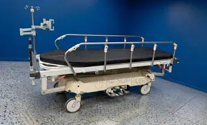 Uk Used Arjo Huntleigh Lifeguard 55 Patient Trolley With Mattress
