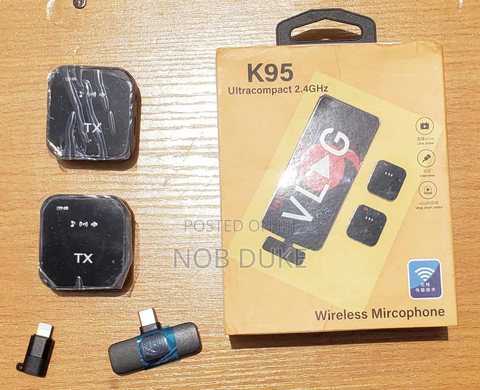  Dual Noise Cancelling Wireless Microphone