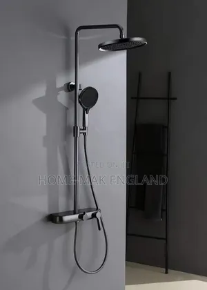 Home Mak England Matt Black Surface Shower