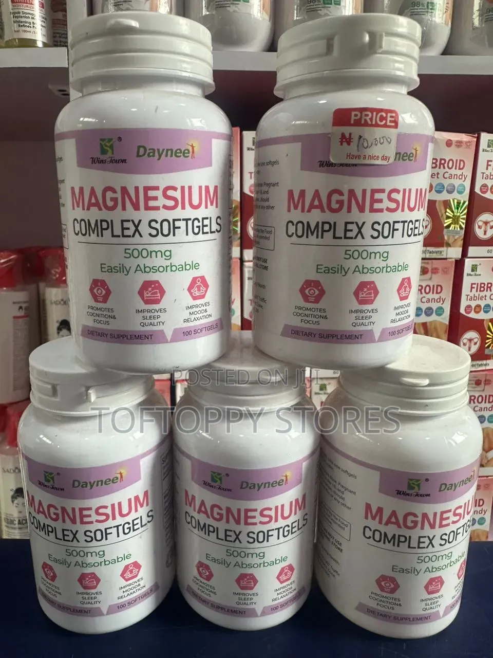 Magnesium Complex Softgels Dietary Supplement