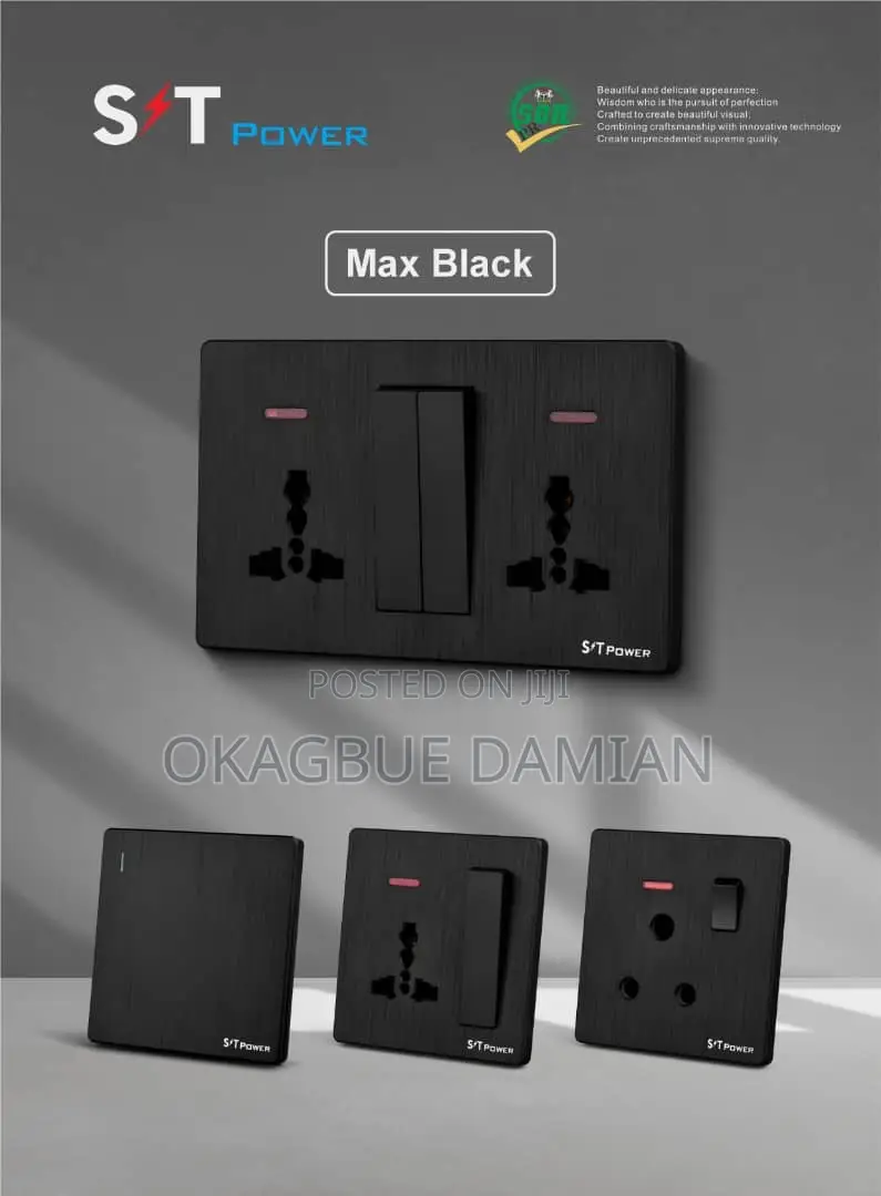 Gang Switch And Socket St Power