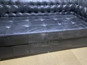 Neatly Used Original L-Shape Leather Sofa