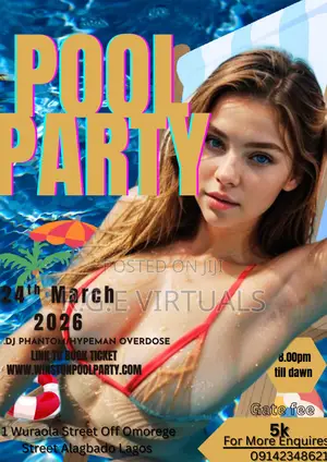 Event Flyer Design (Party, Wedding, Church)
