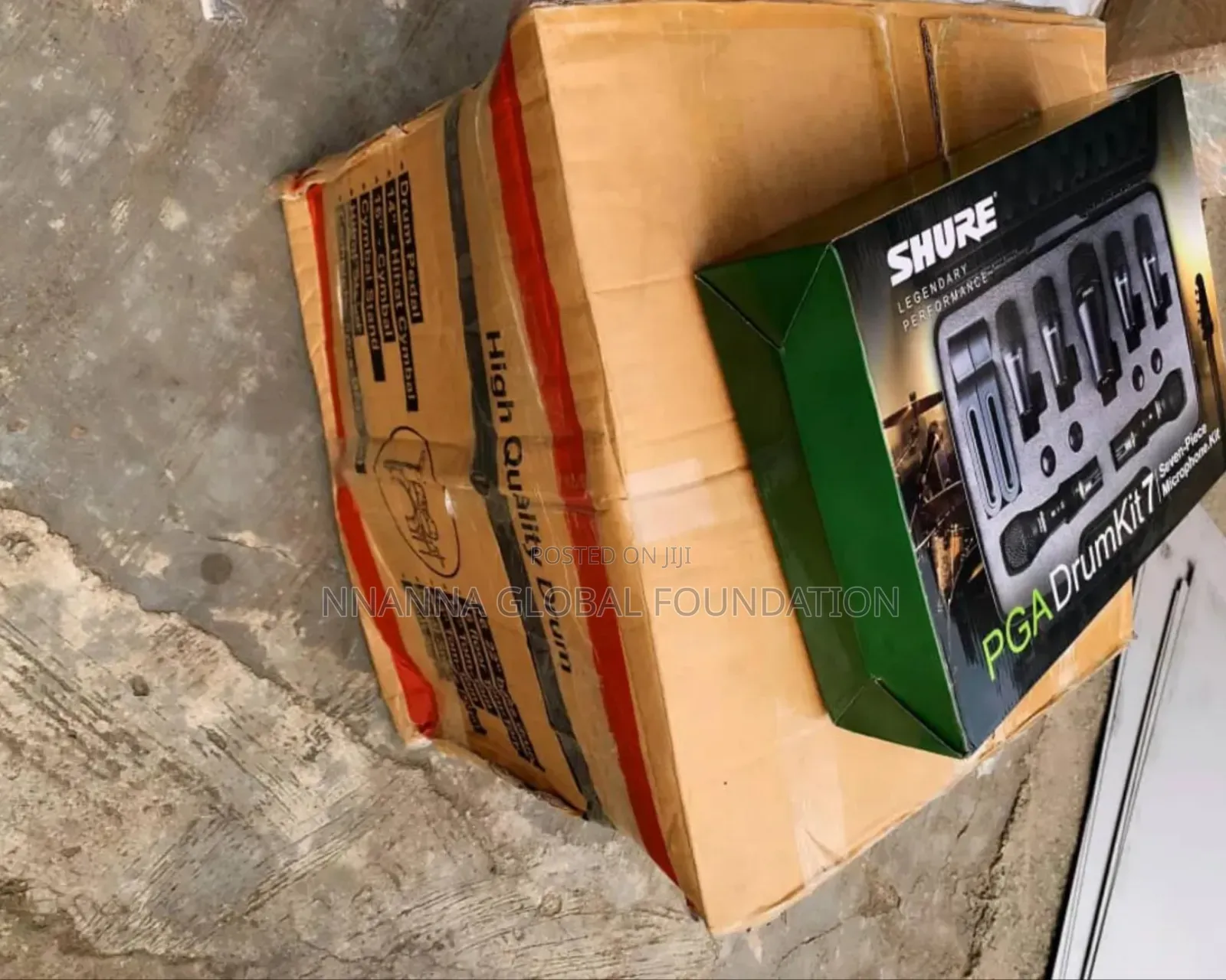 5set Drum With Shure Drum Kit