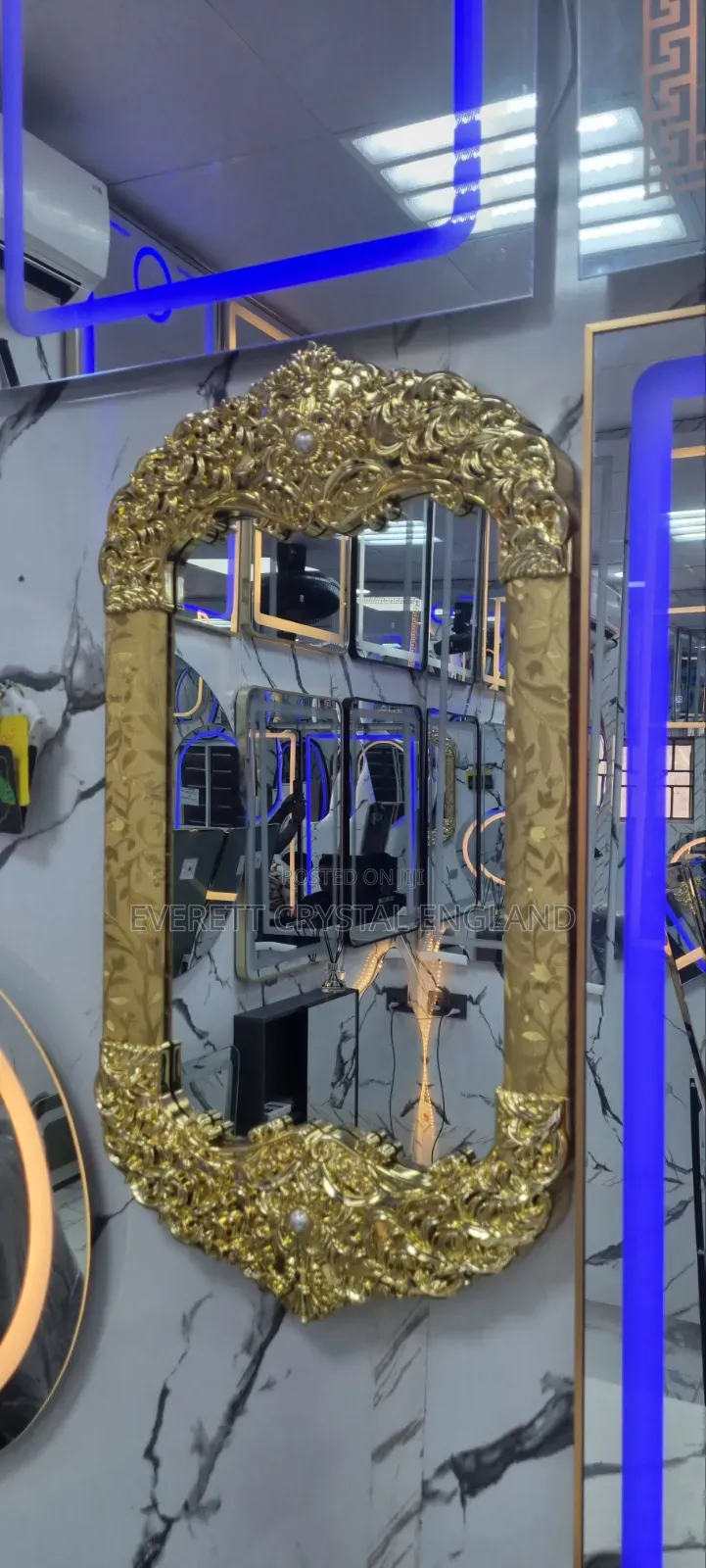 Golden Frame Mirror