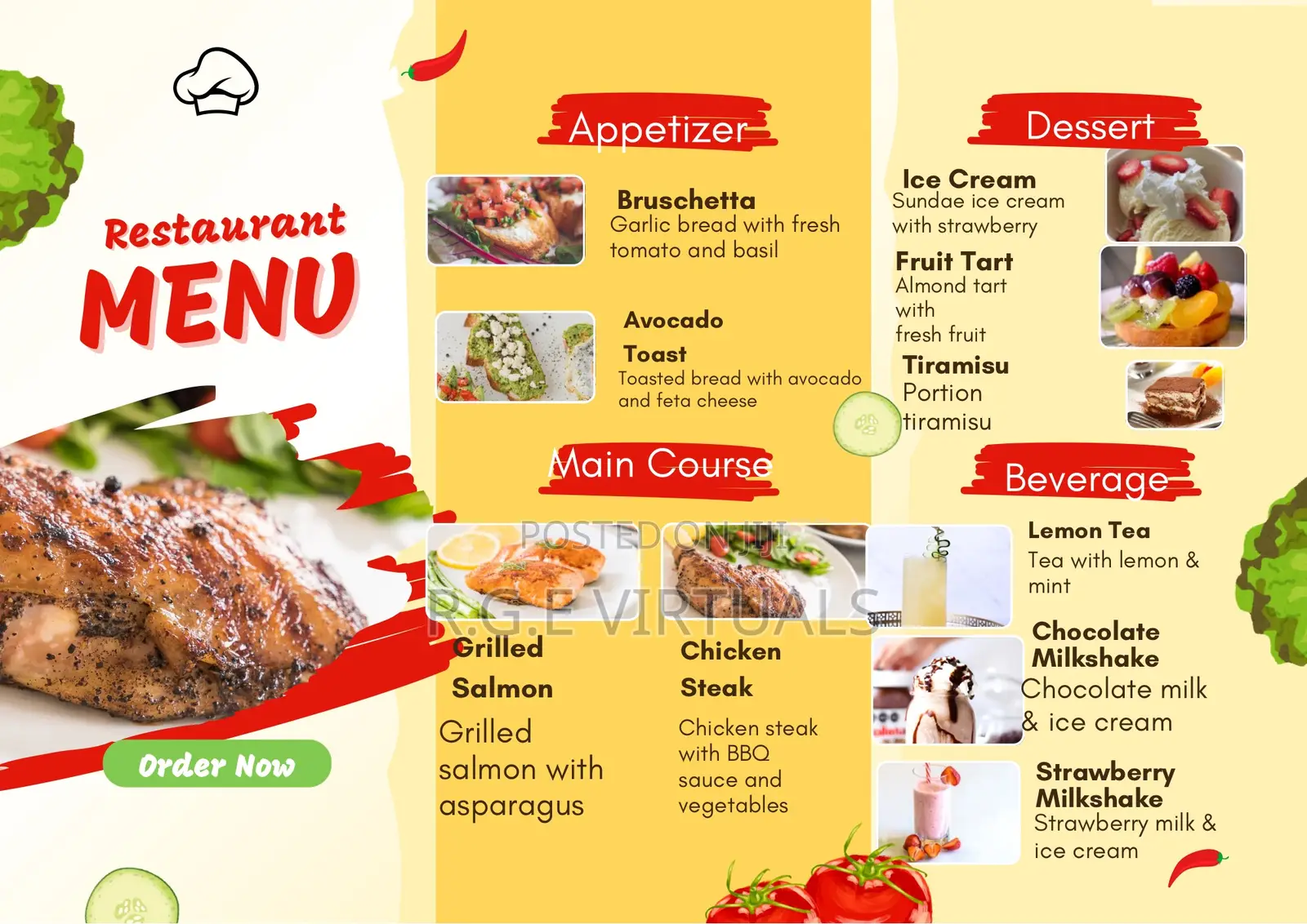Restaurant Menu Design