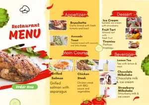 Restaurant Menu Design