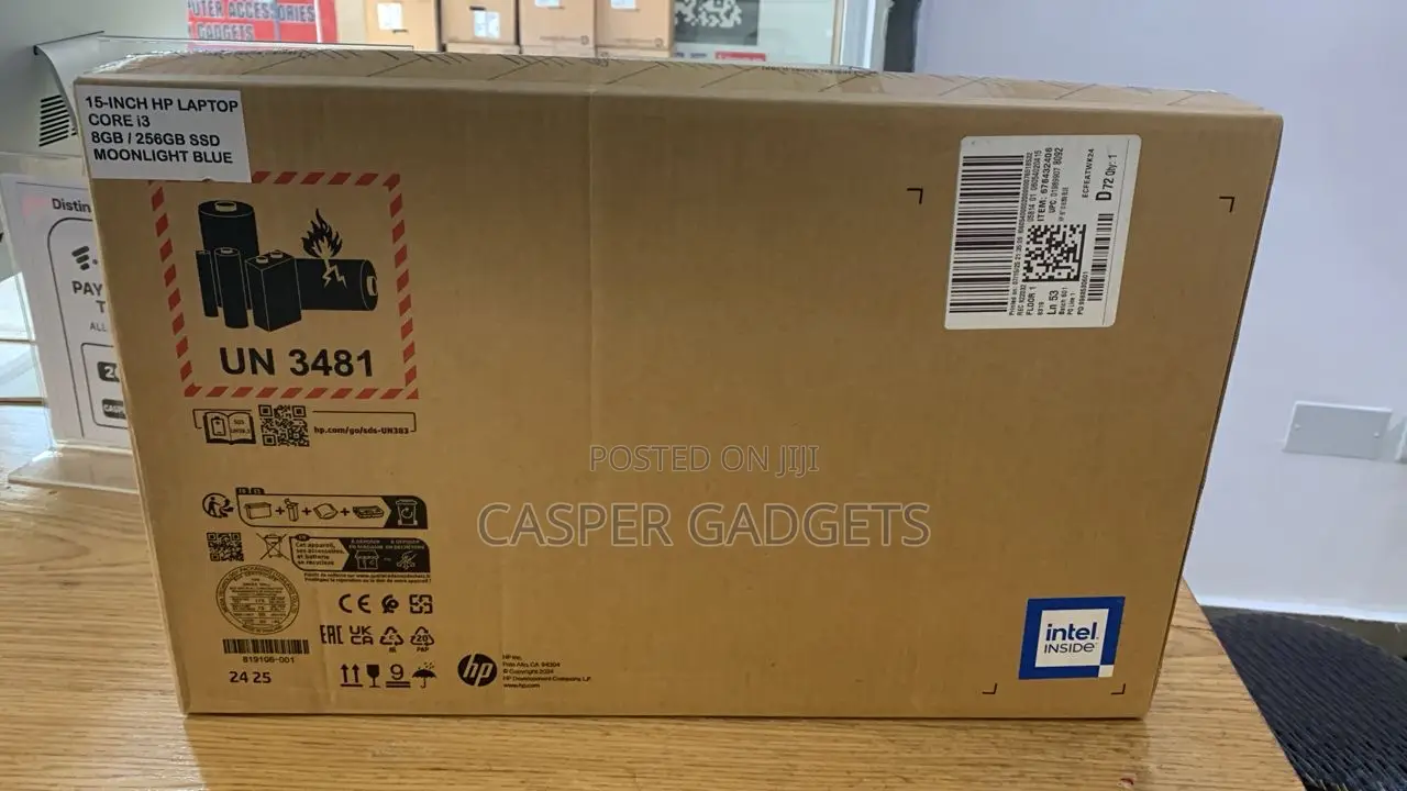 New Laptop HP 15 8GB Intel Core i3 SSD 256GB