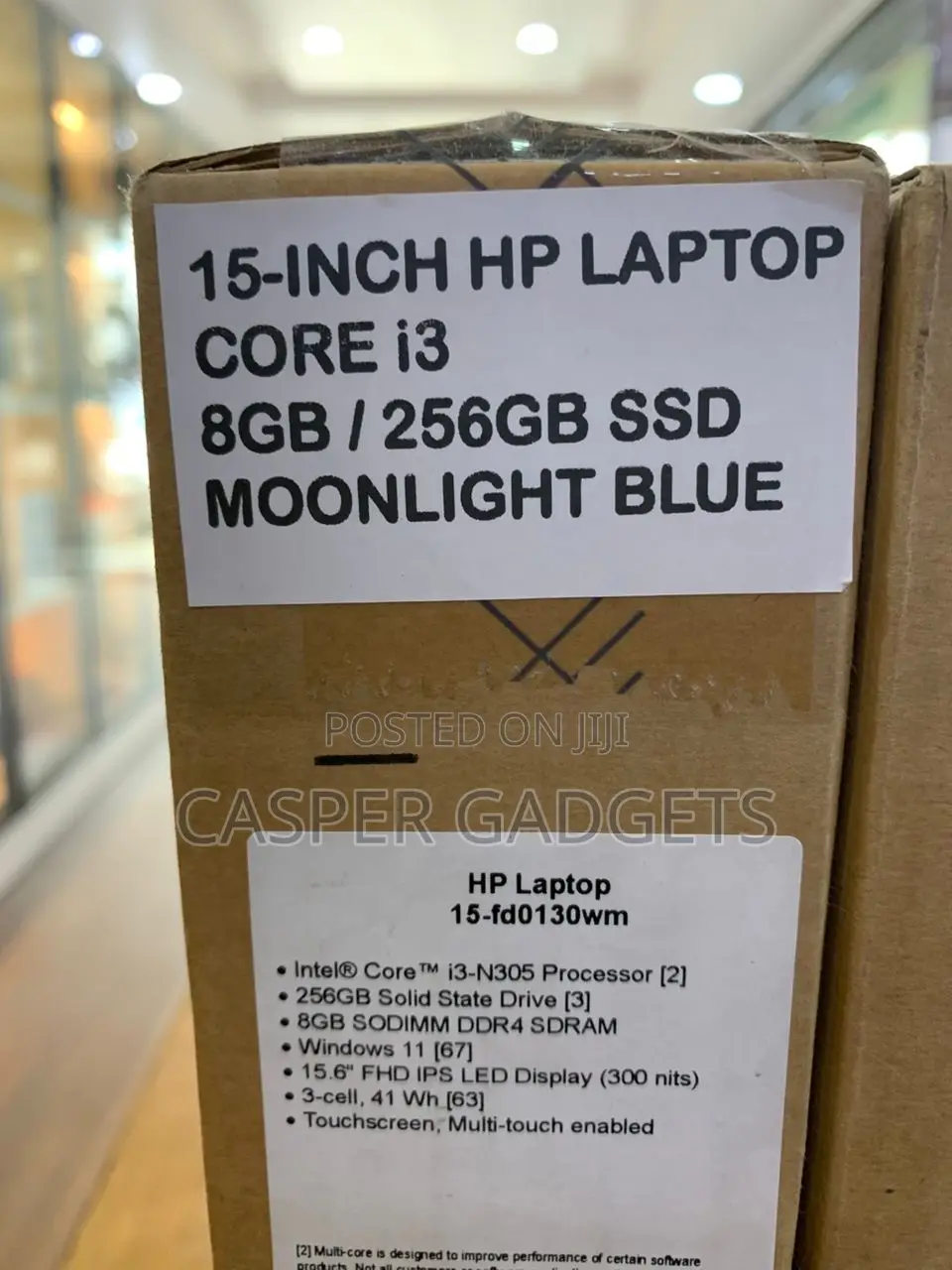 New Laptop HP 15 8GB Intel Core i3 SSD 256GB
