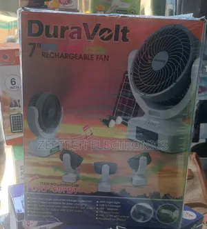 Duravolt 7" Rechargeable Fan
