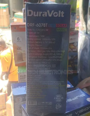 Duravolt 7" Rechargeable Fan