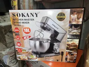 Sokany Stand Mixer With 6 Speeds 10l Capacity and Pulse Function