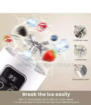 Portable Blender 16oz/450ml For Juices,Smoothie's Rechargable Blender