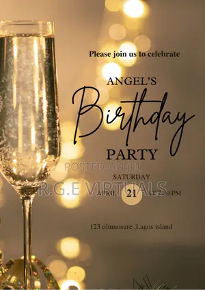 Birthday Flyer Design