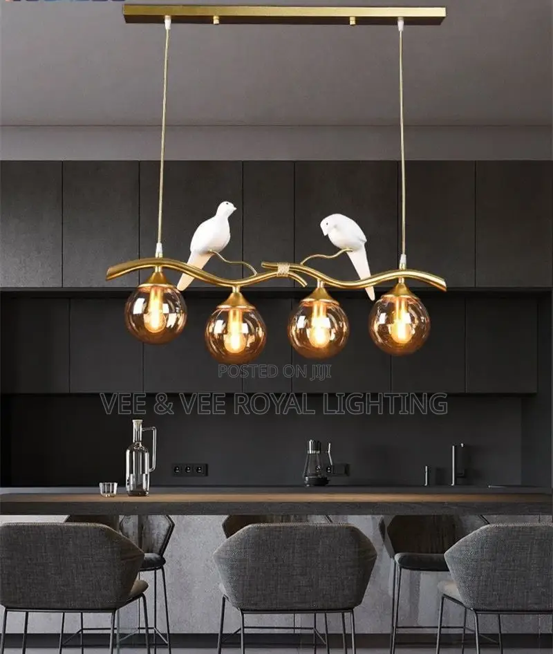 Luxury Bird Shape Ceiling Light– For Dining, Kitchen, Restaurant, Cafe