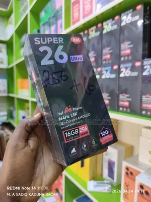 New Itel S26 Ultra 256 GB Black