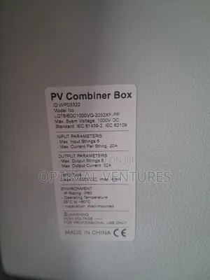 Pv Combiner Box (6 in 6 Out | Dc 1000v)