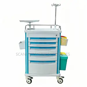 Mobile Anesthesia Drug Hospital Trolley For Emergency & Surgical Use