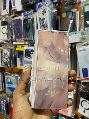 Luxury Pink Marble Wallet Case for Samsung Galaxy Z Fold – Leather