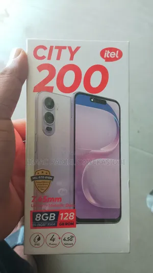 New Itel City 200 128 GB Purple