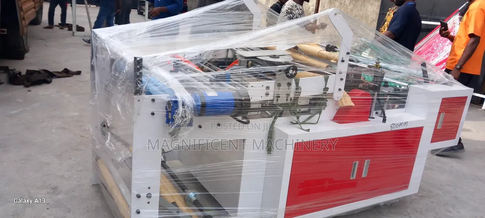 Automatic 800 Mm Nylons Sides Sealing and Cutting Machine With Folder