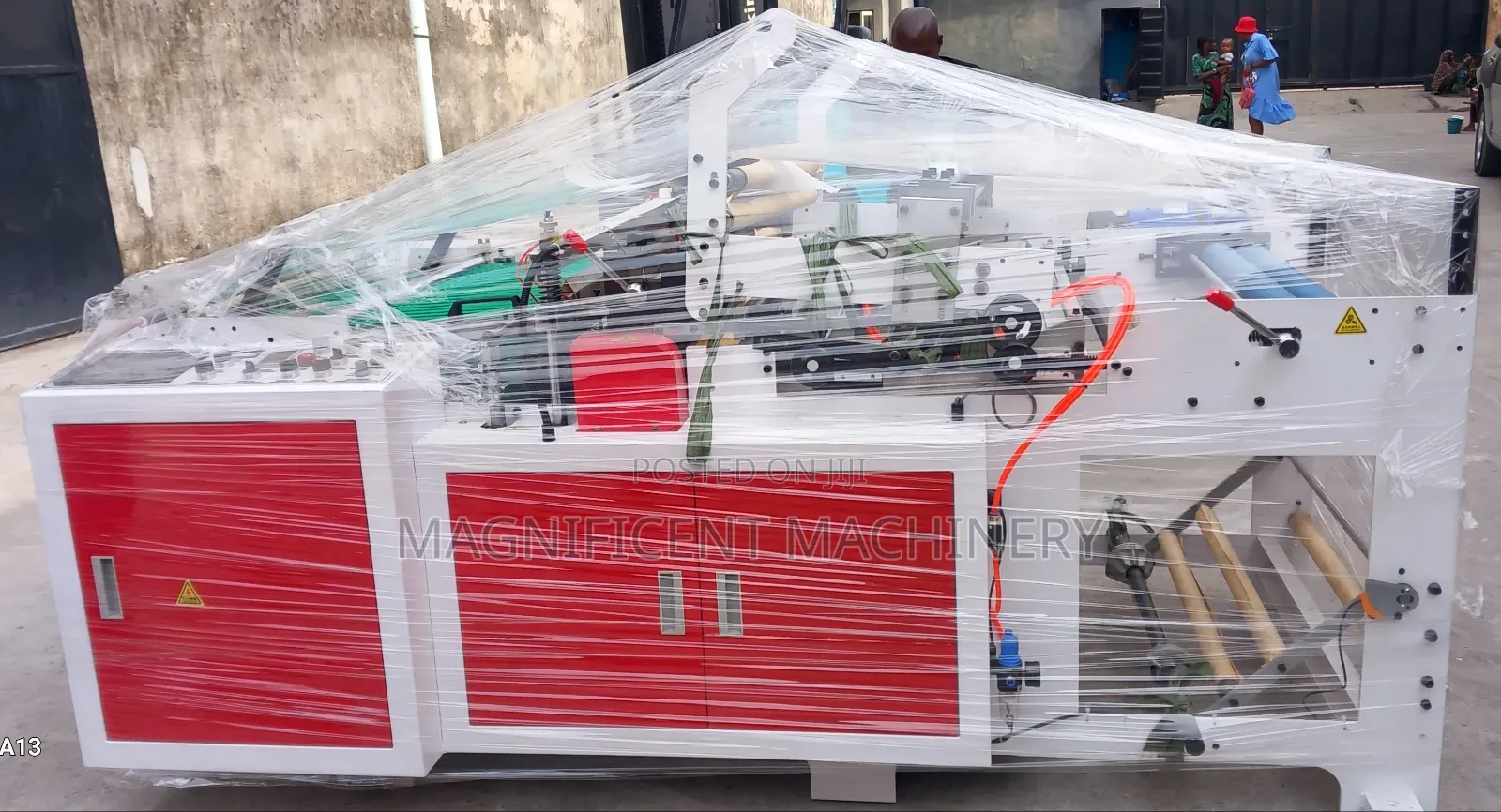 Automatic 800 Mm Nylons Sides Sealing and Cutting Machine With Folder