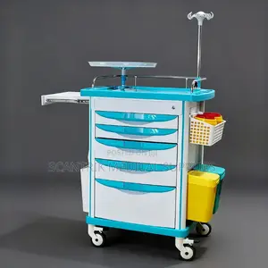 Multi-Function Anesthesia Drug Hospital Trolley for Clinic Efficiency