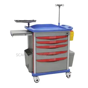 Advanced Anesthesia Drug Hospital Trolley With Security Lock System