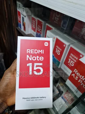 New Xiaomi Redmi Note 15 256 GB Black