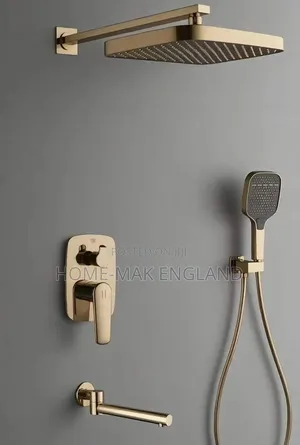 Home Mak England Rose Gold Conduit Shower