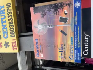 18” Duravolt Lithium-Ion Battery Standing Rechargeable Fan