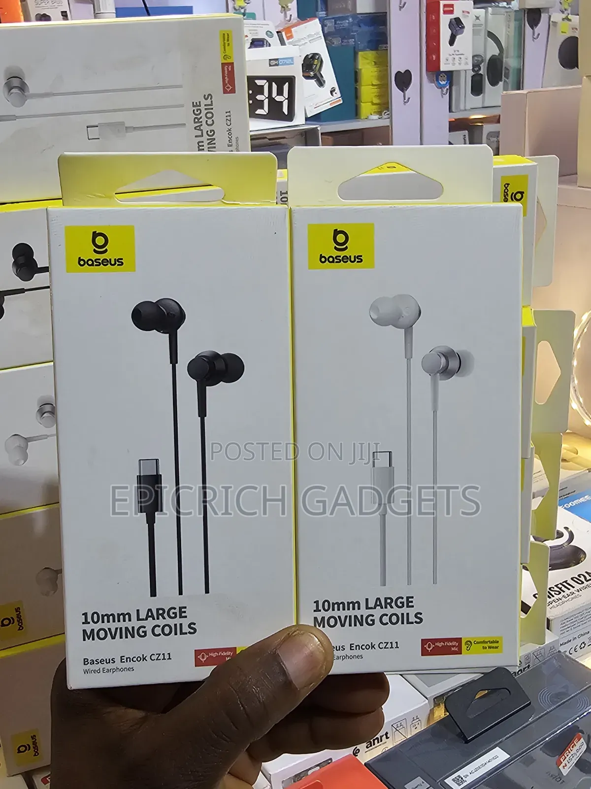 Baseus Type C Wired Earpiece With Volume Control