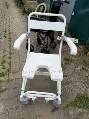 Wheeled Commode Chair.