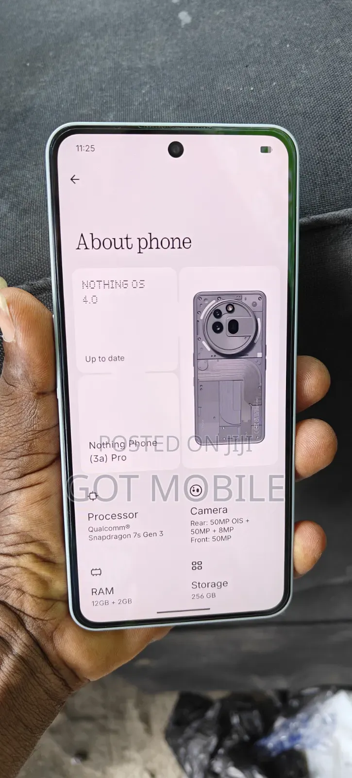 Nothing Phone 3a Pro 256 GB Black