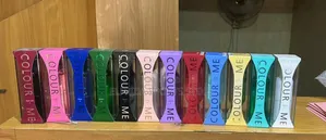 Colour Me Perfume 100ml – Long Lasting (Red, Black, Green, Pink, Blue)