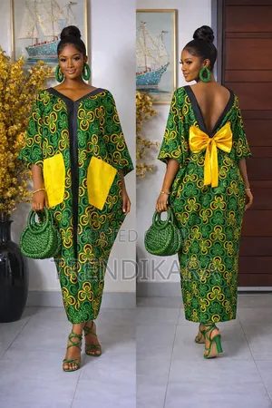 Bubu Gown With Big Y Bow