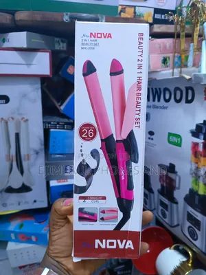 Nova 2 In 1 Hair Straightener And Curler