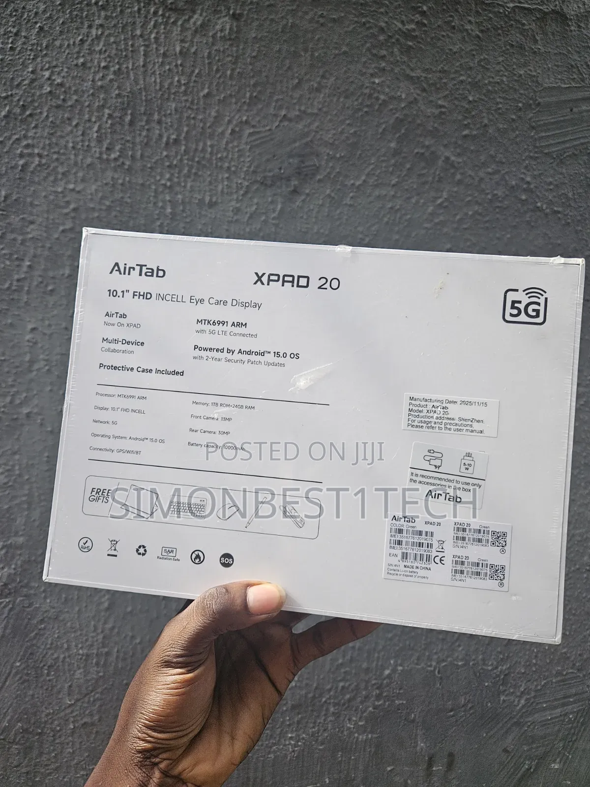 New AirTab XPAD 20 Pro 1 TB Gray