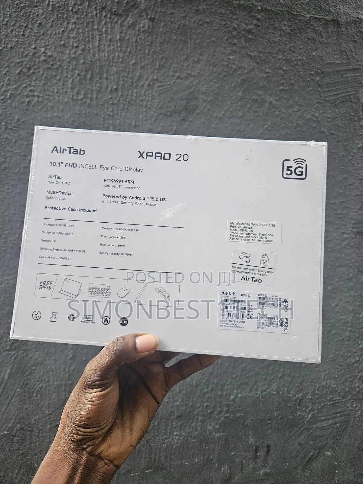 New AirTab XPAD 20 Pro 1 TB Gray