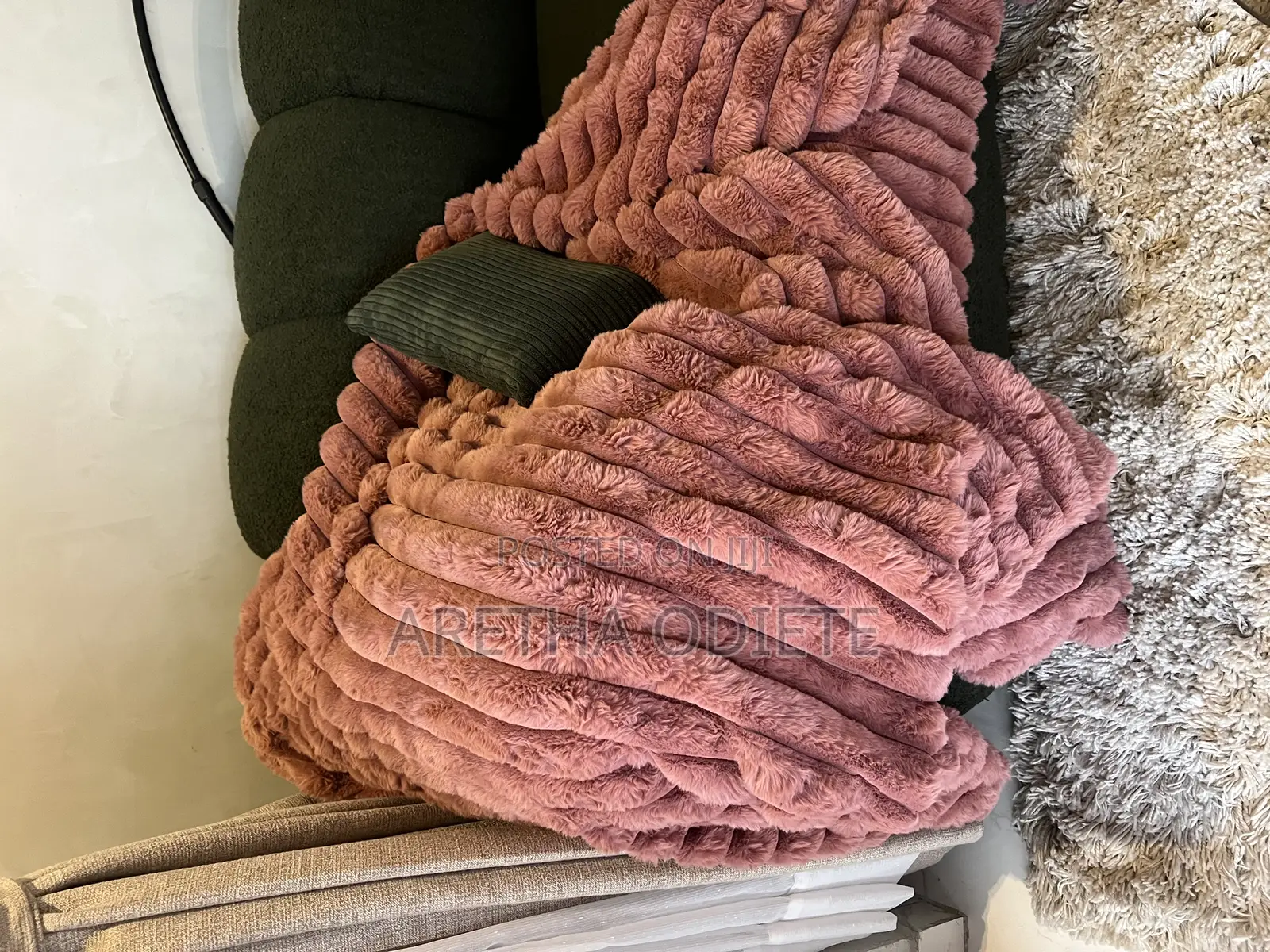 Soft Fur Throw Blanket