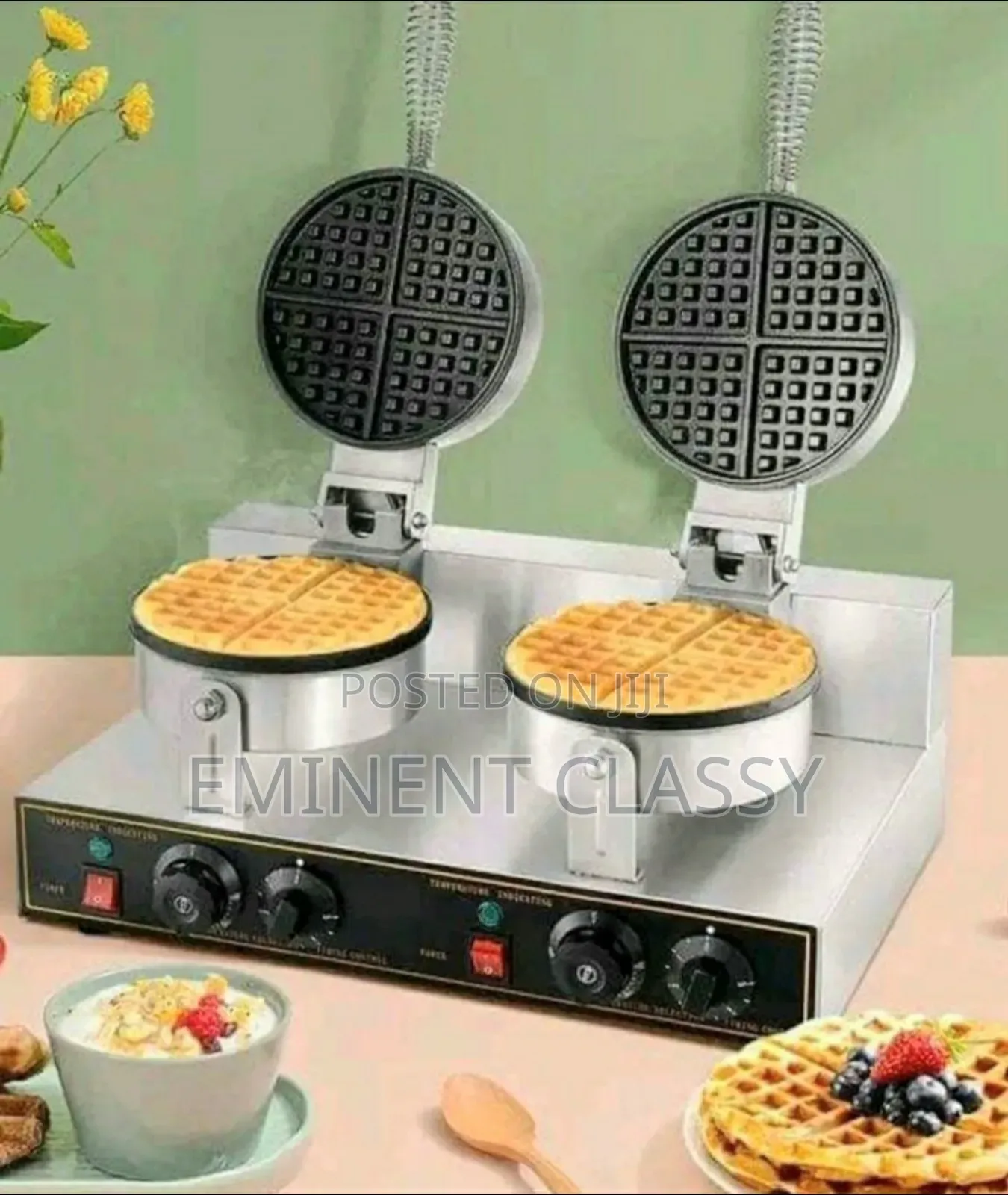Double Chamber Waffle Maker