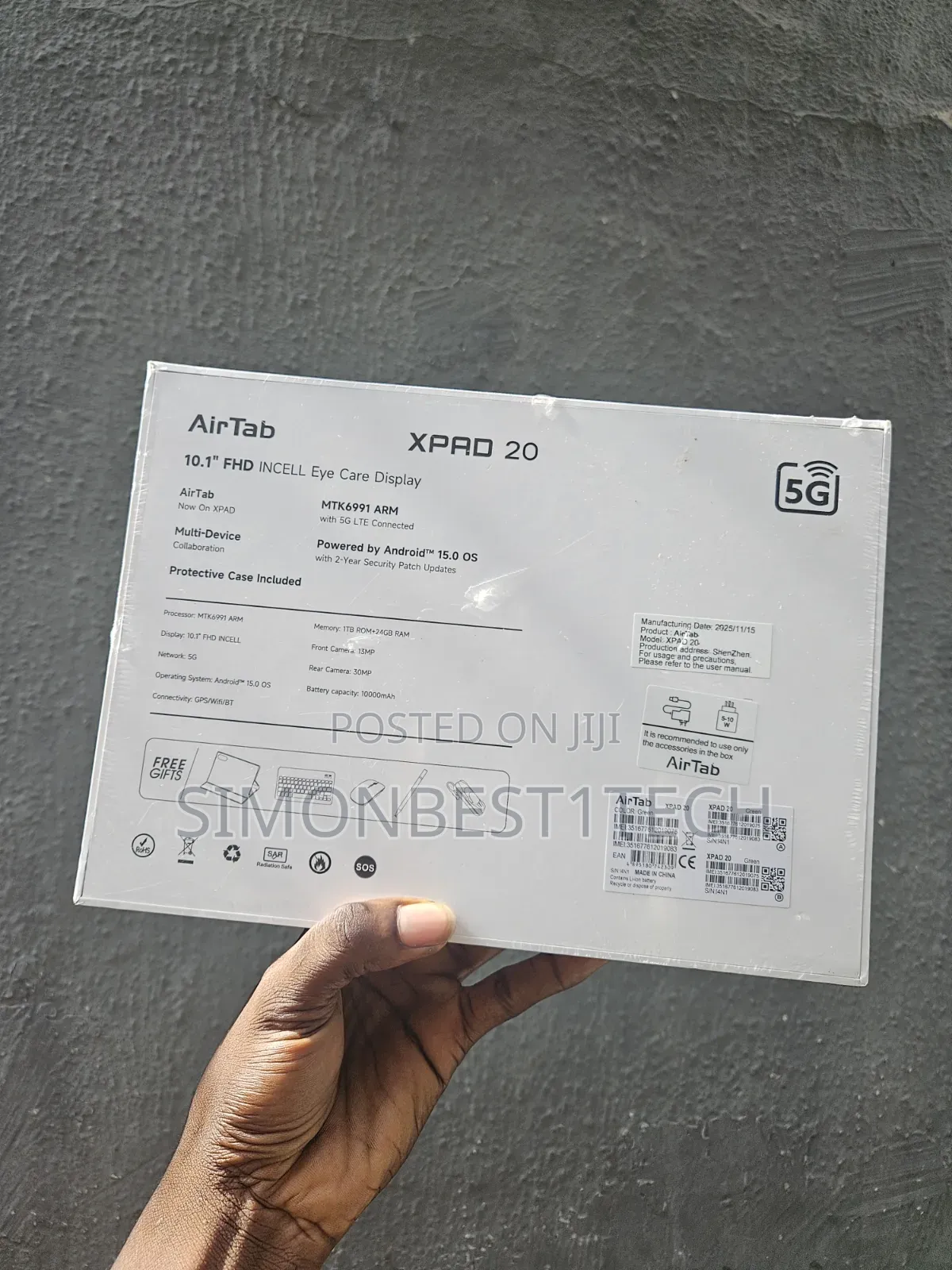 New AirTab XPAD 20 Pro 1 TB Gray