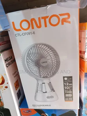 1500mah 10hrs Rechargeable High Speed Table Fan CTL-Cf091-6